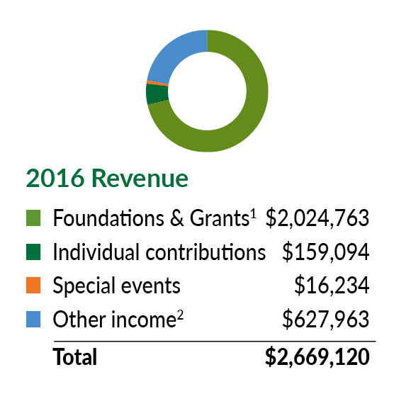 Chart Revenue 2016