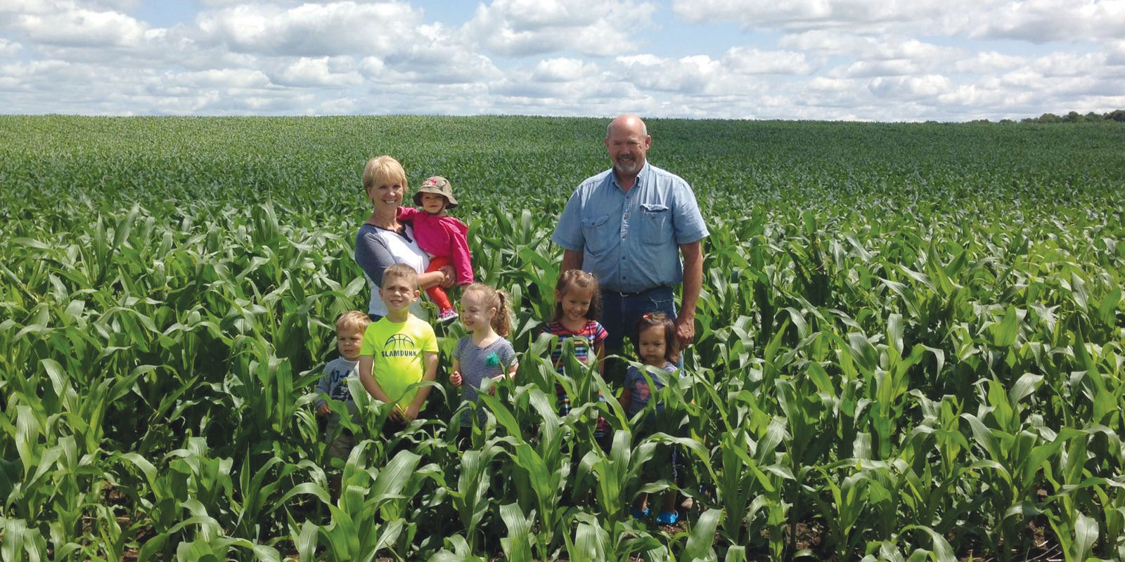 Murray Family in corn field