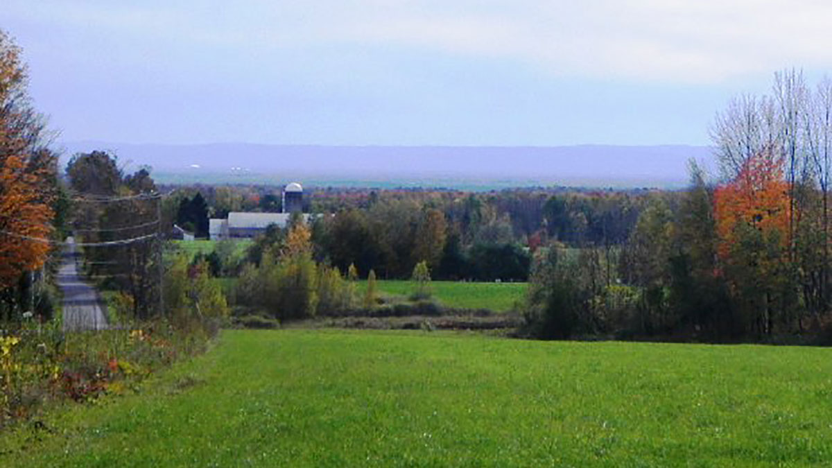 Weibel farm with view